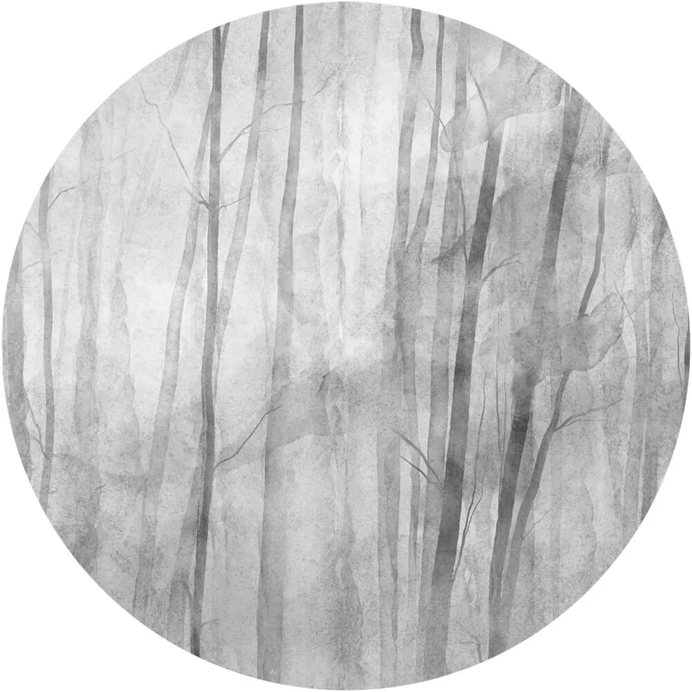 Wall Art – Wallpaper Mori Grey round 3D Model Wall Art – Wallpaper Mori Grey round 3D Model