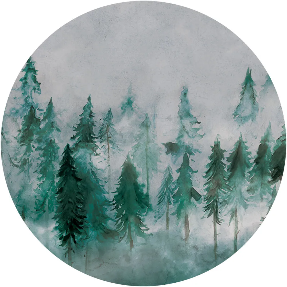 Wall Art – Wallpaper Nebbia round 3D Model Wall Art – Wallpaper Nebbia round 3D Model