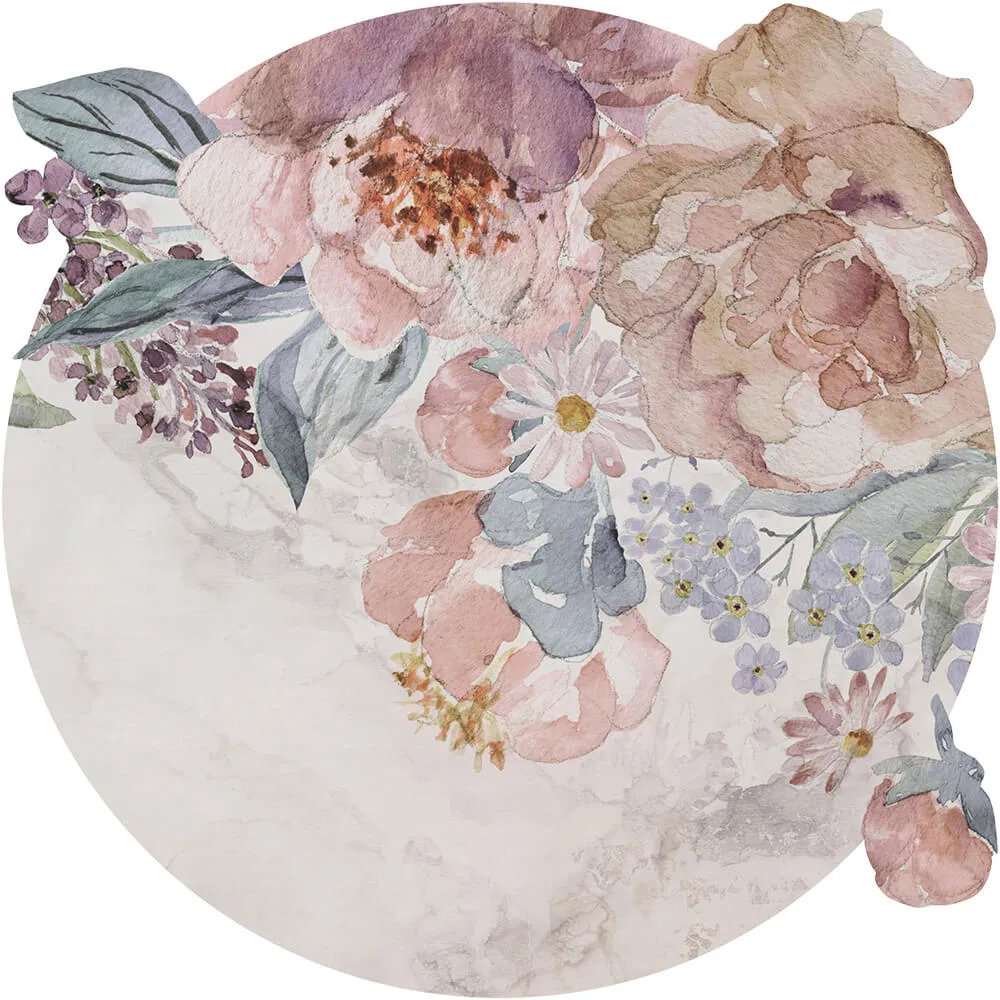 Wall Art – Wallpaper Nettare round 3D Model