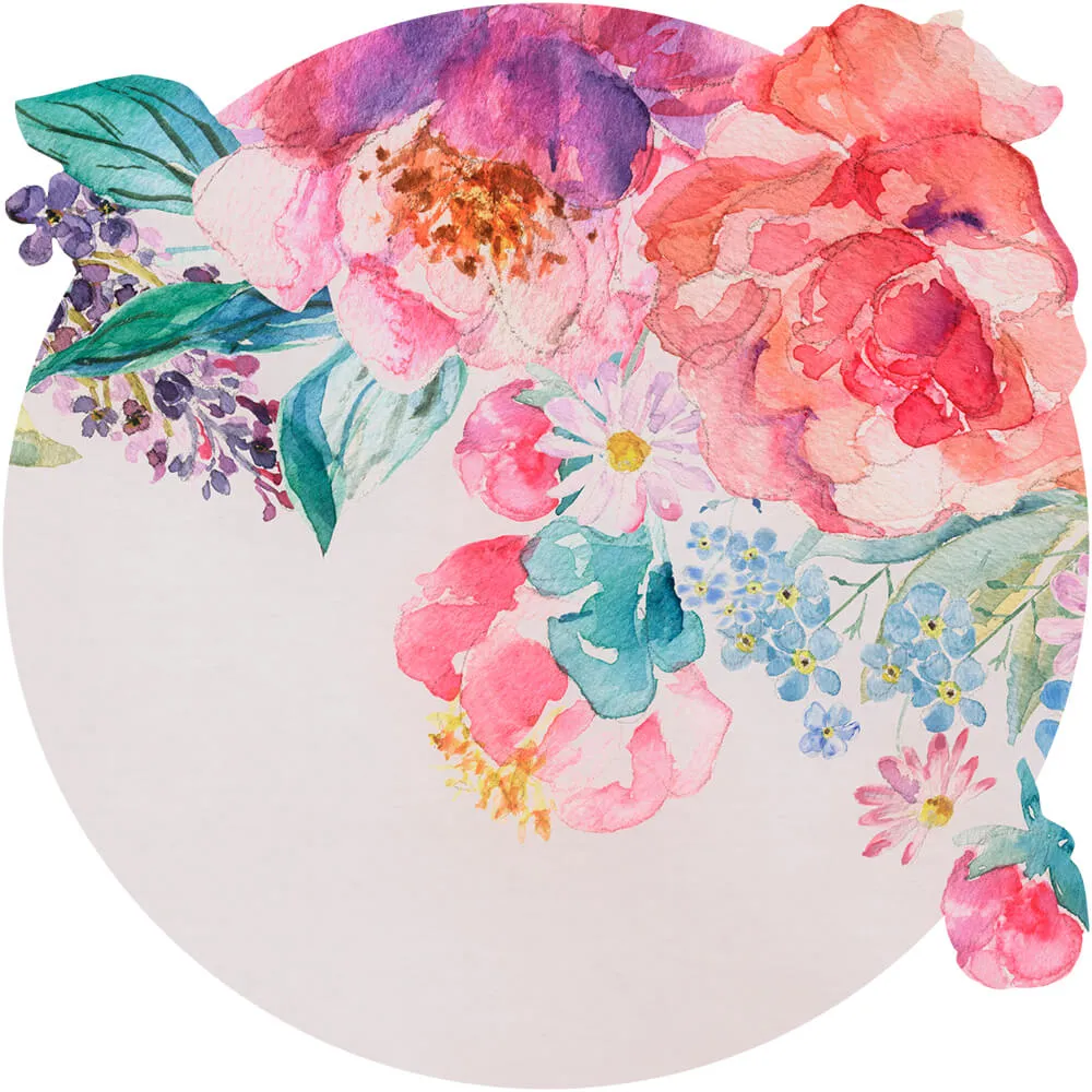 Wall Art – Wallpaper Nettare Vivid round 3D Model