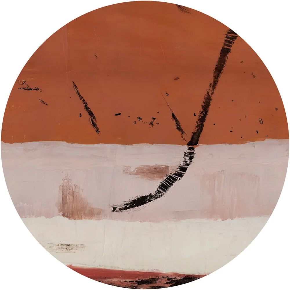 Wall Art – Wallpaper Nocciola round 3D Model