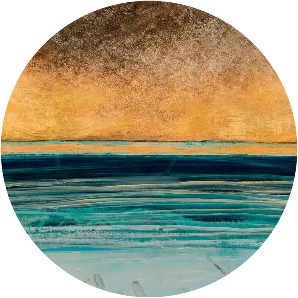 Wall Art – Wallpaper Pecan round 3D Model