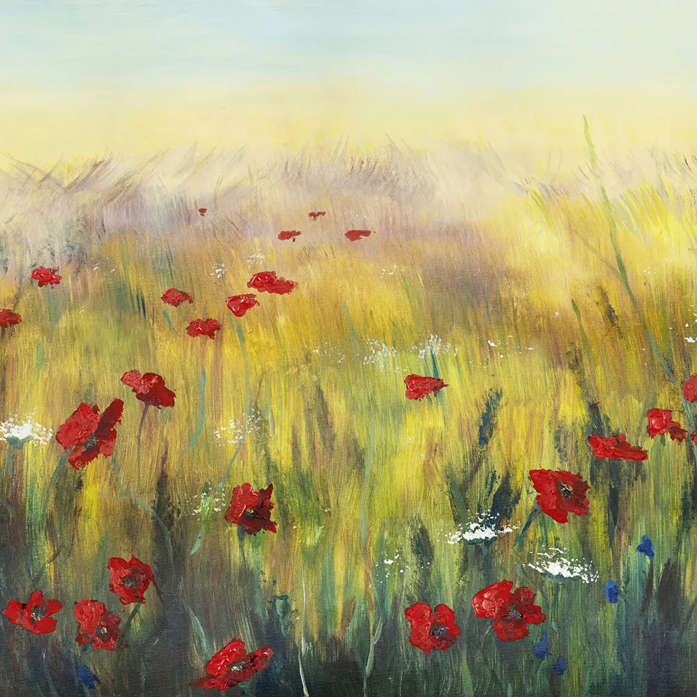 Wall Art – Wallpaper Poppy 3D Model