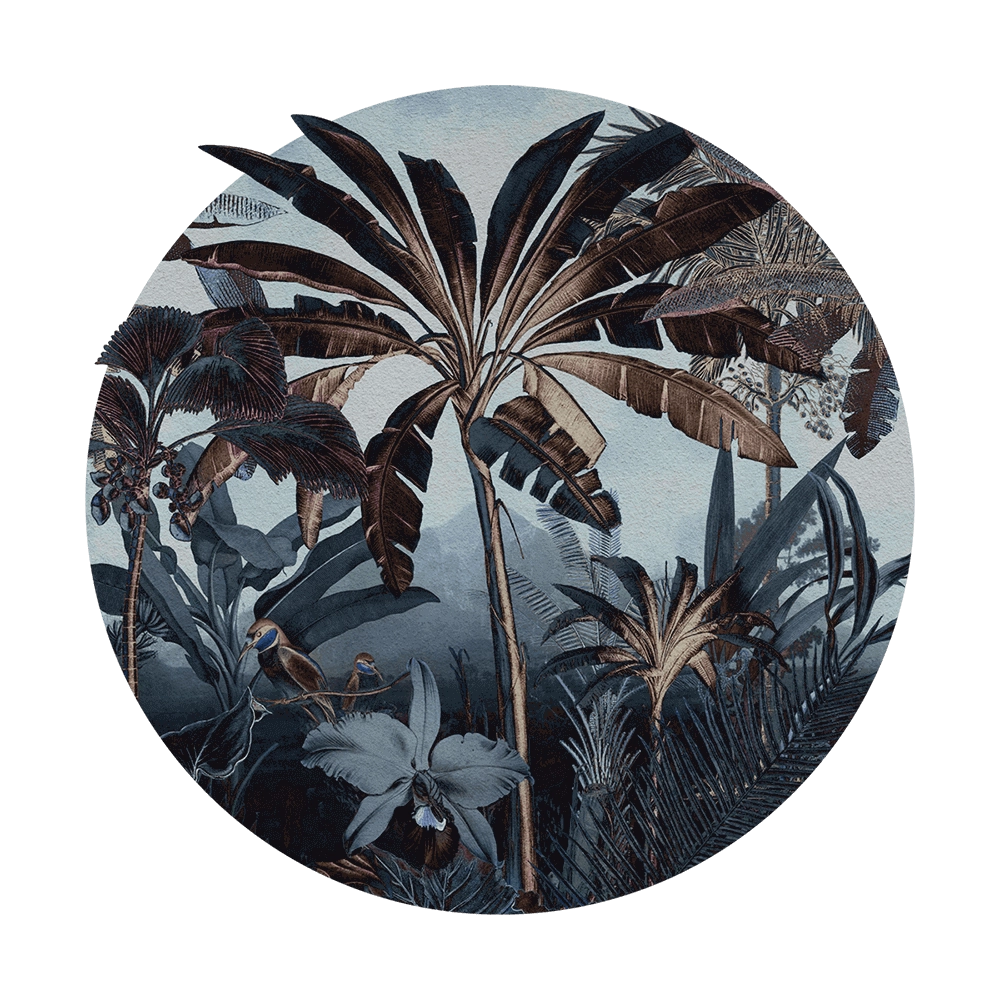 Wall Art – Wallpaper Robinson round 3D Model