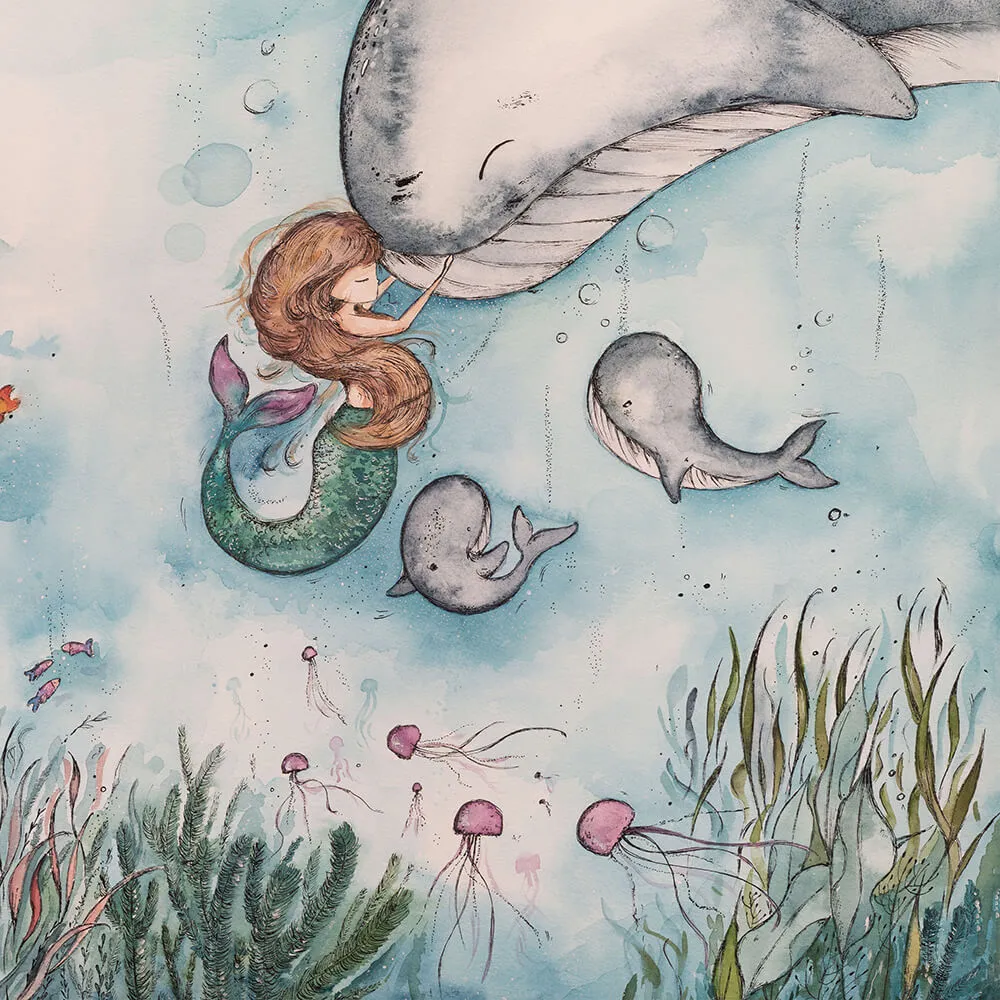 Wall Art – Wallpaper Sea Child 3D Model