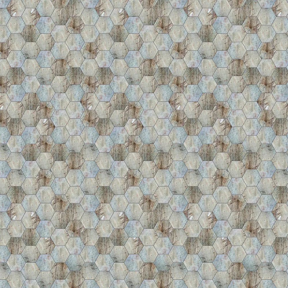 Wall Art – Wallpaper Stone Hex 3D Model Wall Art – Wallpaper Stone Hex 3D Model