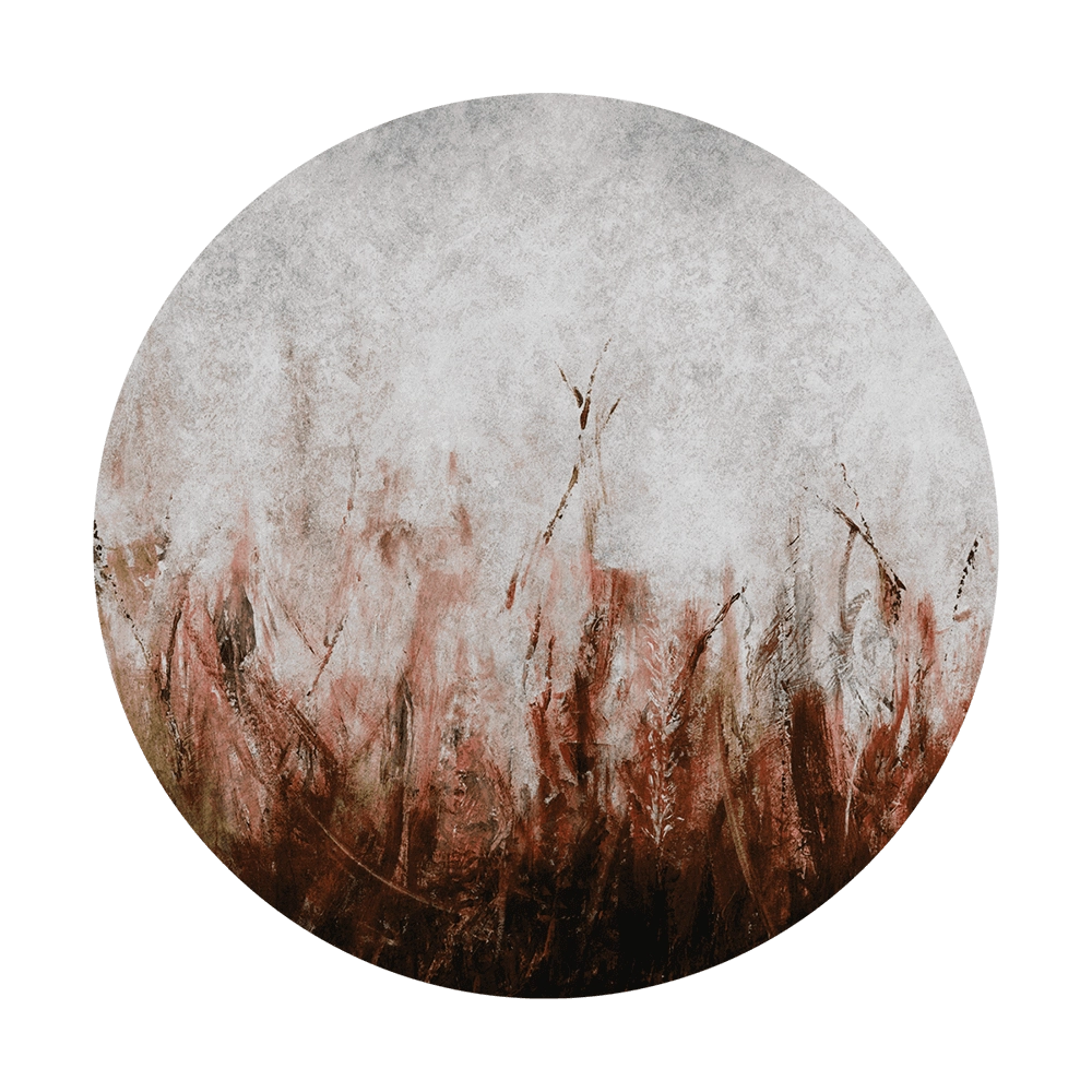 Wall Art – Wallpaper Tosca Rust round 3D Model