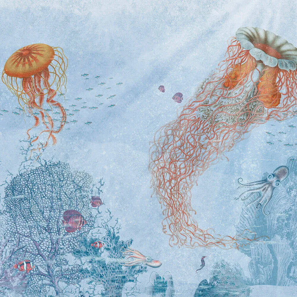 Wall Art – Wallpaper Water Life 3D Model