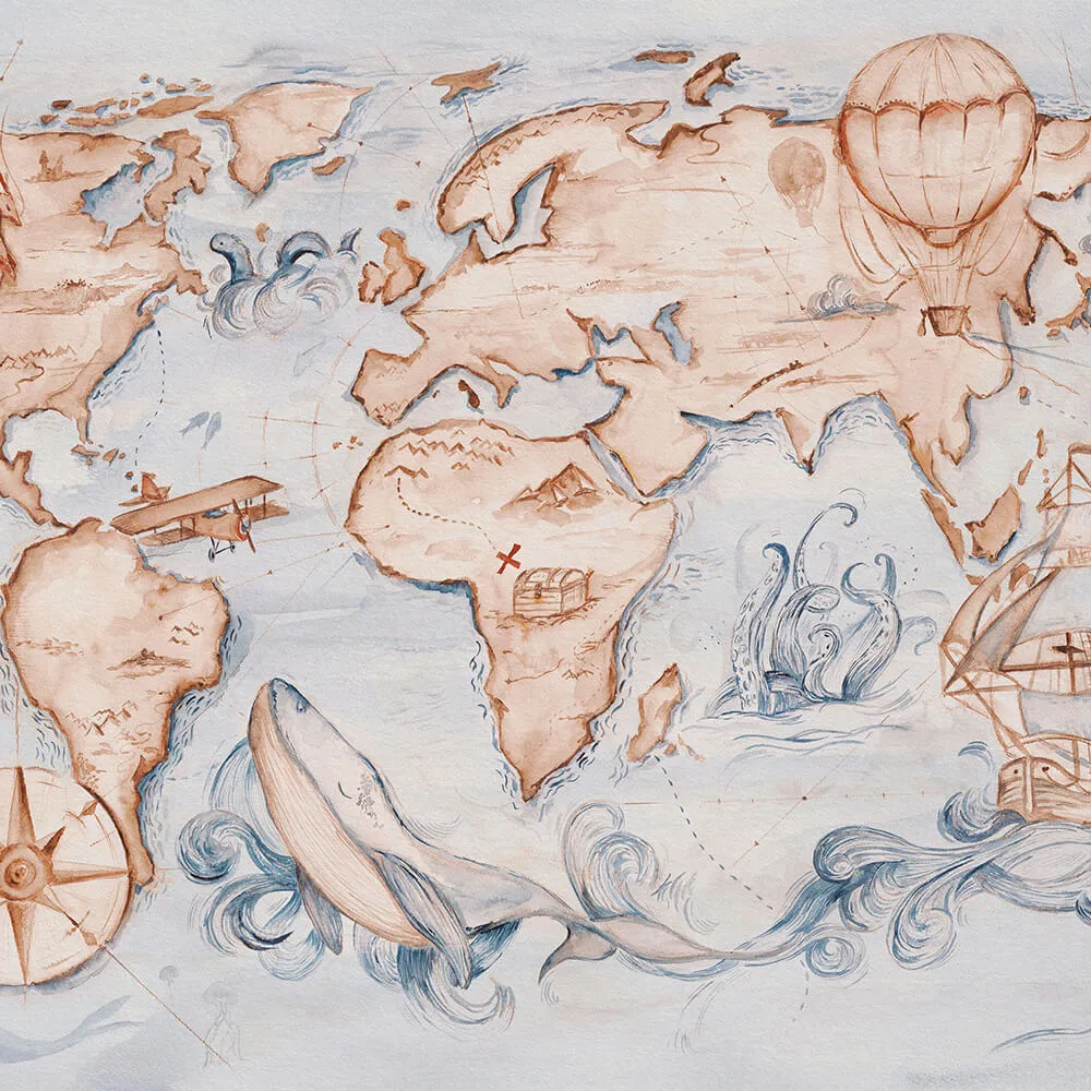 Wall Art – Wallpaper Whale Tale 3D Model