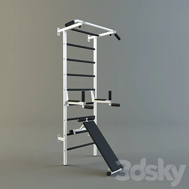 Wall bars 3DModel