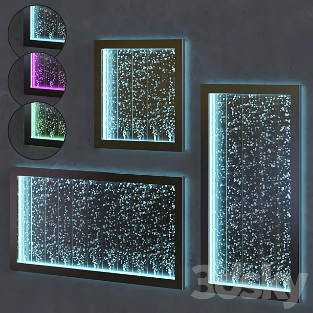 Wall Bubble Panels 3DModel Wall Bubble Panels 3DModel
