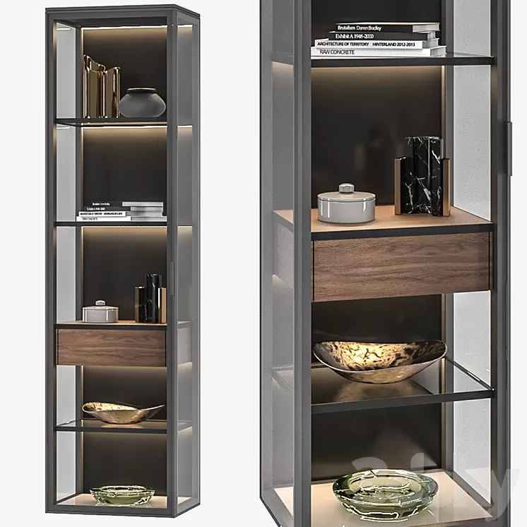 Wall cabinet Alambra Rimadesio 3D Model Wall cabinet Alambra Rimadesio 3D Model
