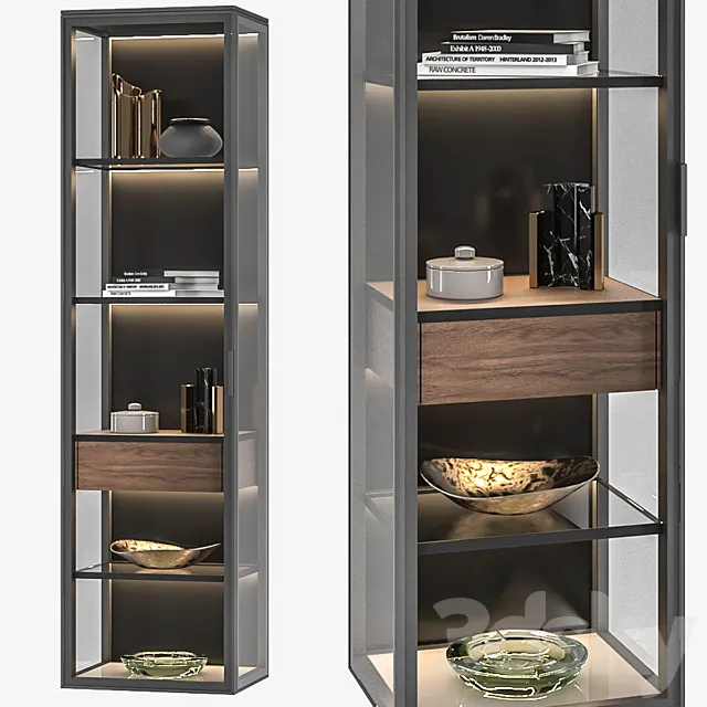 Wall cabinet Alambra Rimadesio 3D Model