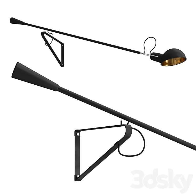 Wall-ceiling luminaire FLOS 265 3D Model