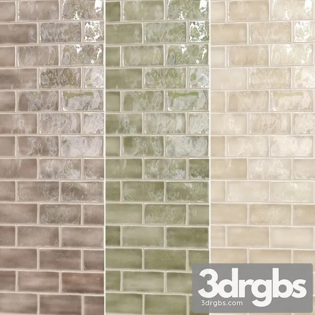 Wall Ceramic Tile 3D Model Download