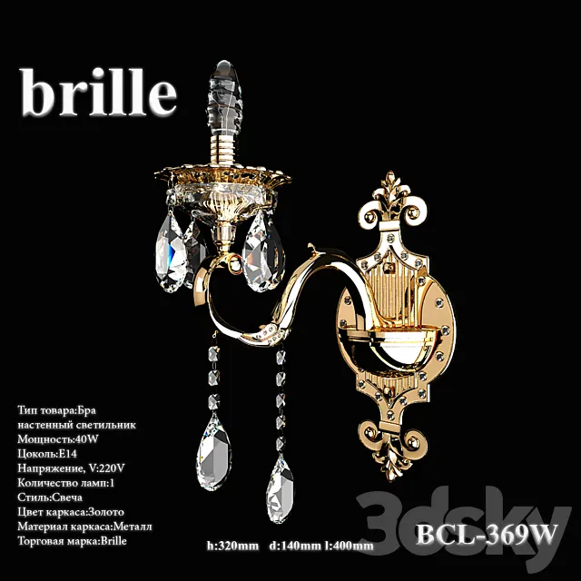 Wall chandelier Brille 3D Model Wall chandelier Brille 3D Model