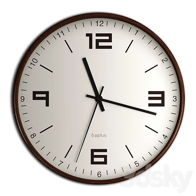 Wall clock 25 3D Model Wall clock 25 3D Model
