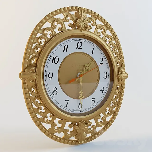 Wall clock 3D Model Wall clock 3D Model