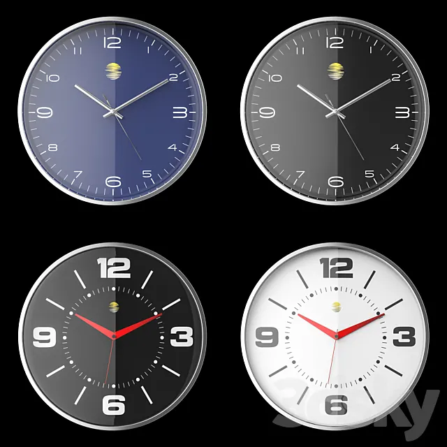 Wall clock 3D Model Wall clock 3D Model