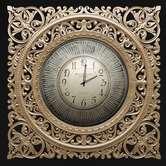 Wall clock 3D Model Wall clock 3D Model