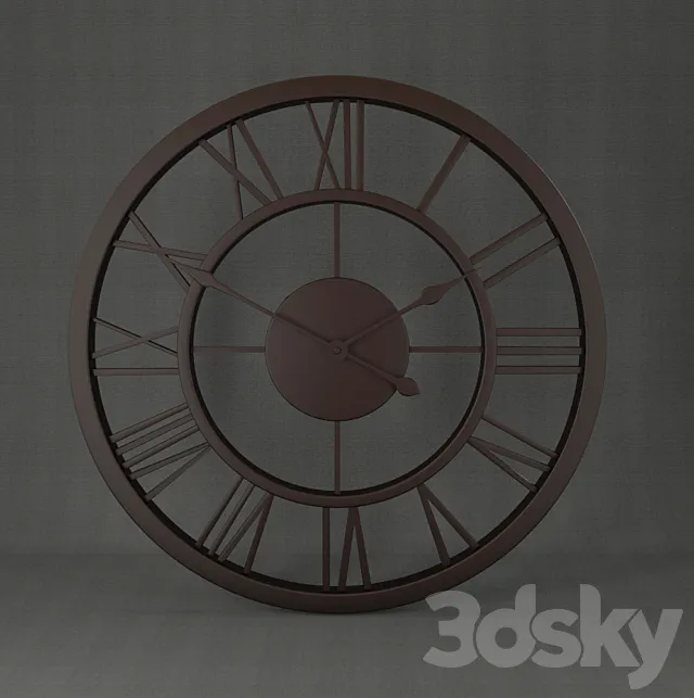 Wall clock 3DModel Wall clock 3DModel