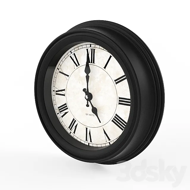 Wall clock 3DModel Wall clock 3DModel