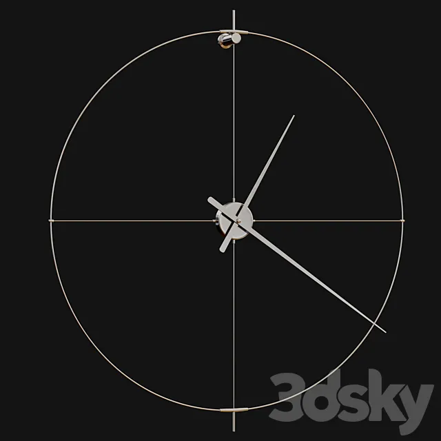 Wall Clock 3DModel Wall Clock 3DModel