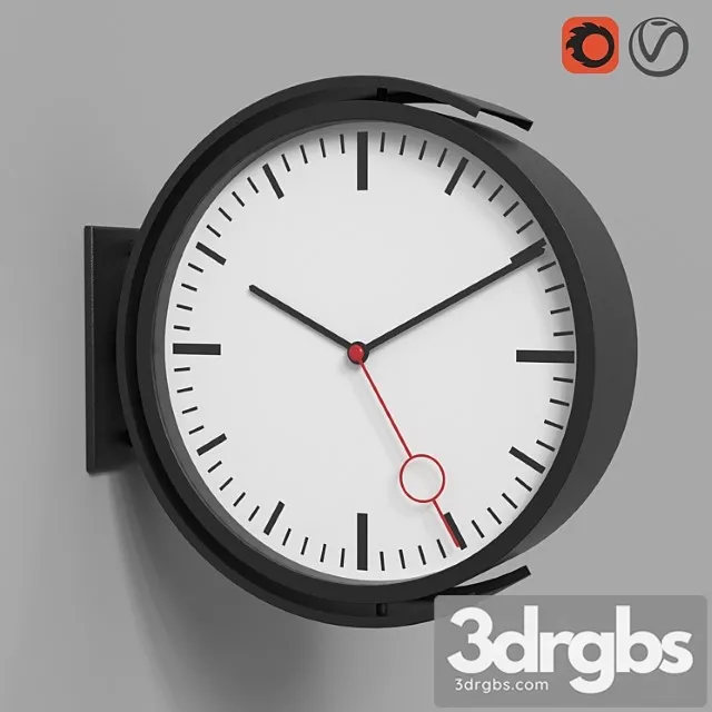 Wall clock ikea bissing bissing 3D Model Download