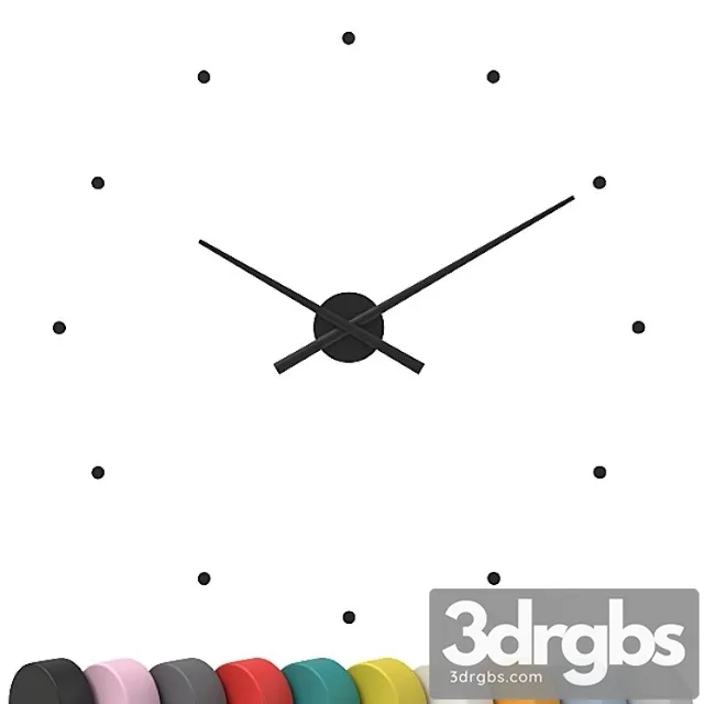 Wall clock nomon 3D Model Download