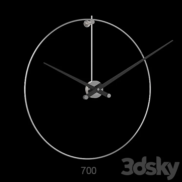 Wall clock Nomon New anda. 3D Model