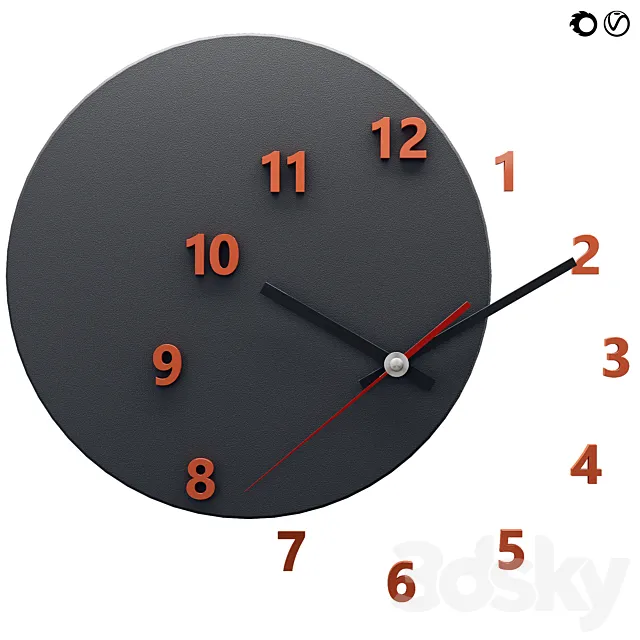 WALL CLOCK OUT OF TIME 3DModel