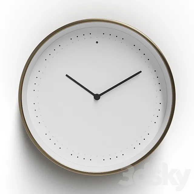 Wall clock PANORERA 3D Model Wall clock PANORERA 3D Model