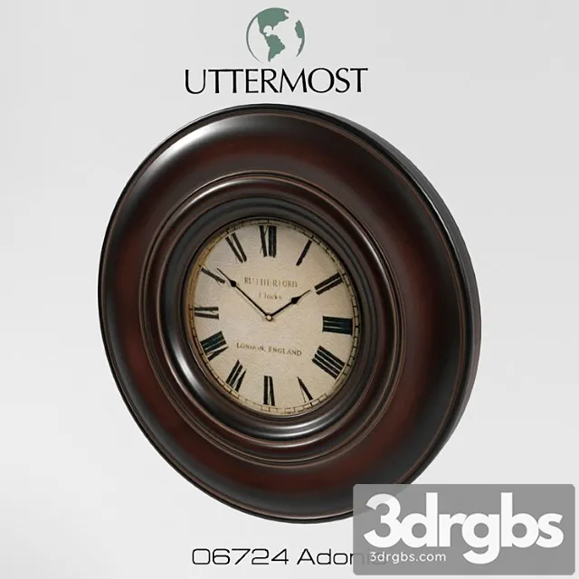Wall clock uttermost 06724 adonis 3D Model Download