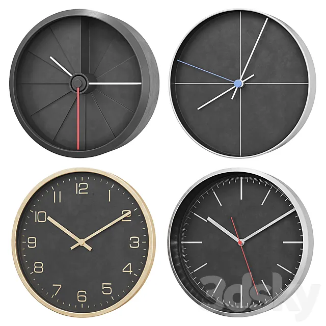 Wall clock (v1) 3D Model Wall clock (v1) 3D Model