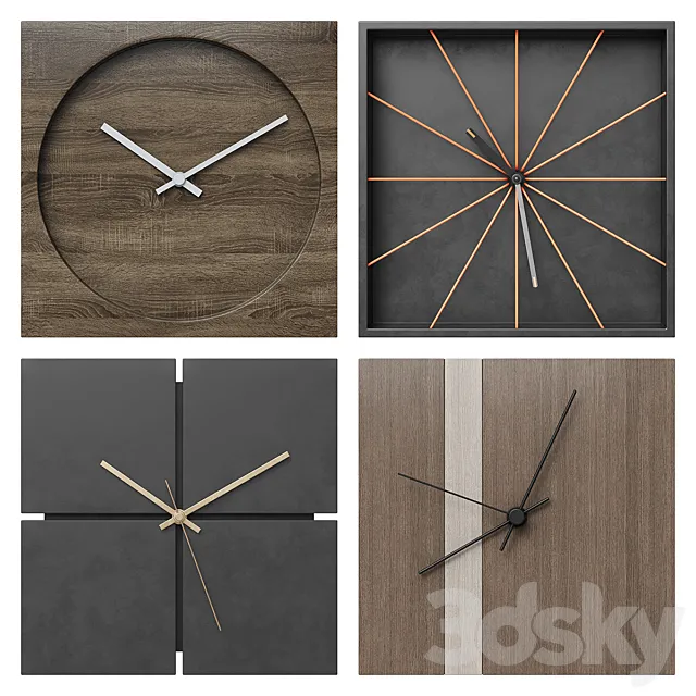 Wall clock (v2) 3D Model Wall clock (v2) 3D Model