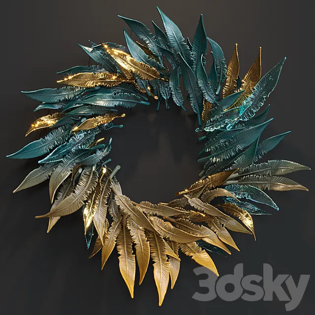 Wall composition Vargov Design – Feather 3DModel Wall composition Vargov Design – Feather 3DModel