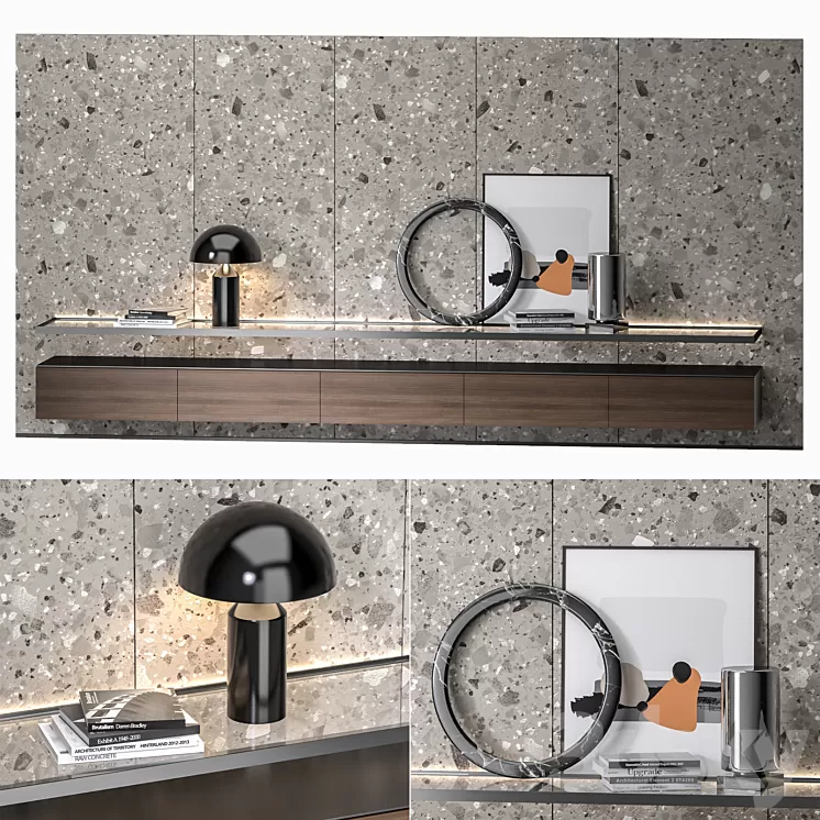 Wall console 3D Model Wall console 3D Model