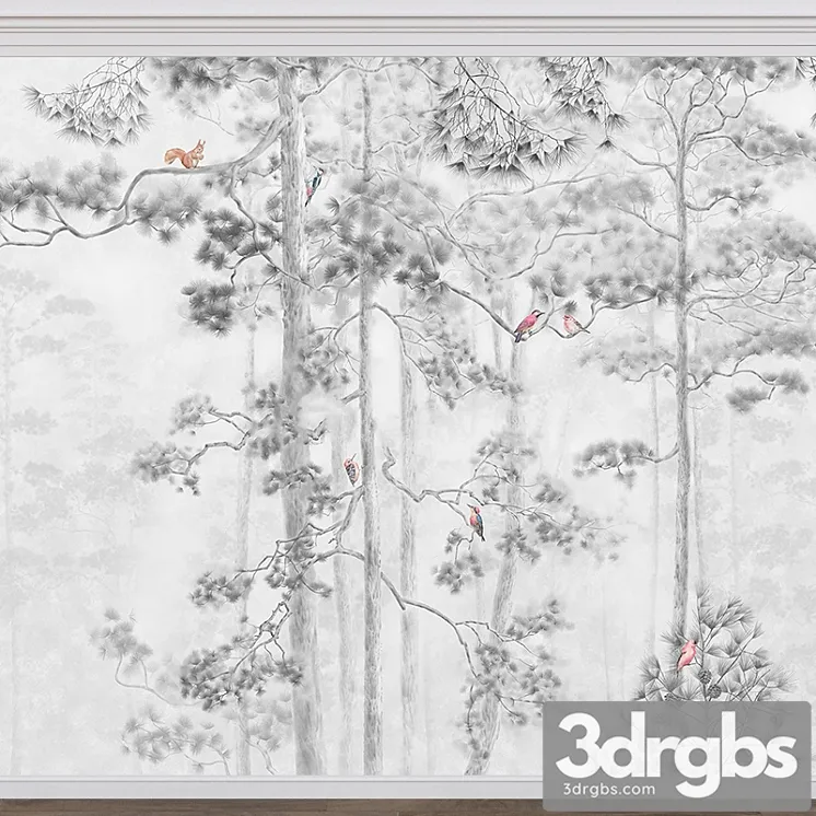 Wall Covering af518 3D Model Download