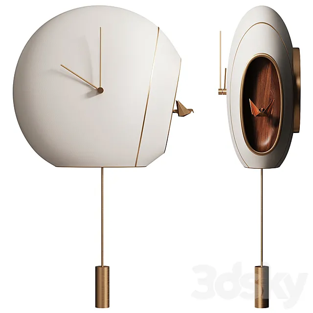 Wall cuckoo clock CUCKOO CLOCK by GIORGETTI 3DModel Wall cuckoo clock CUCKOO CLOCK by GIORGETTI 3DModel