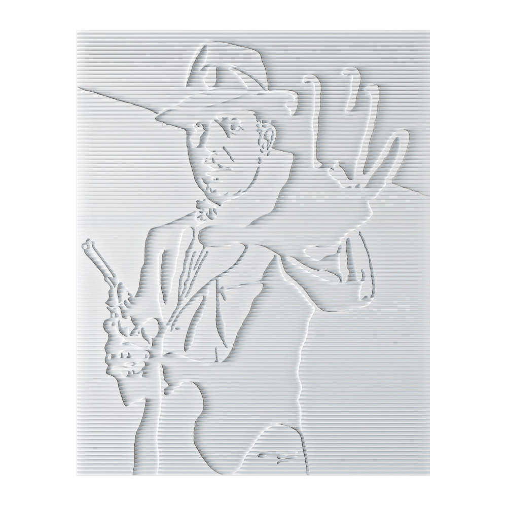 Wall deco – AL CAPONE B-33 3D Model