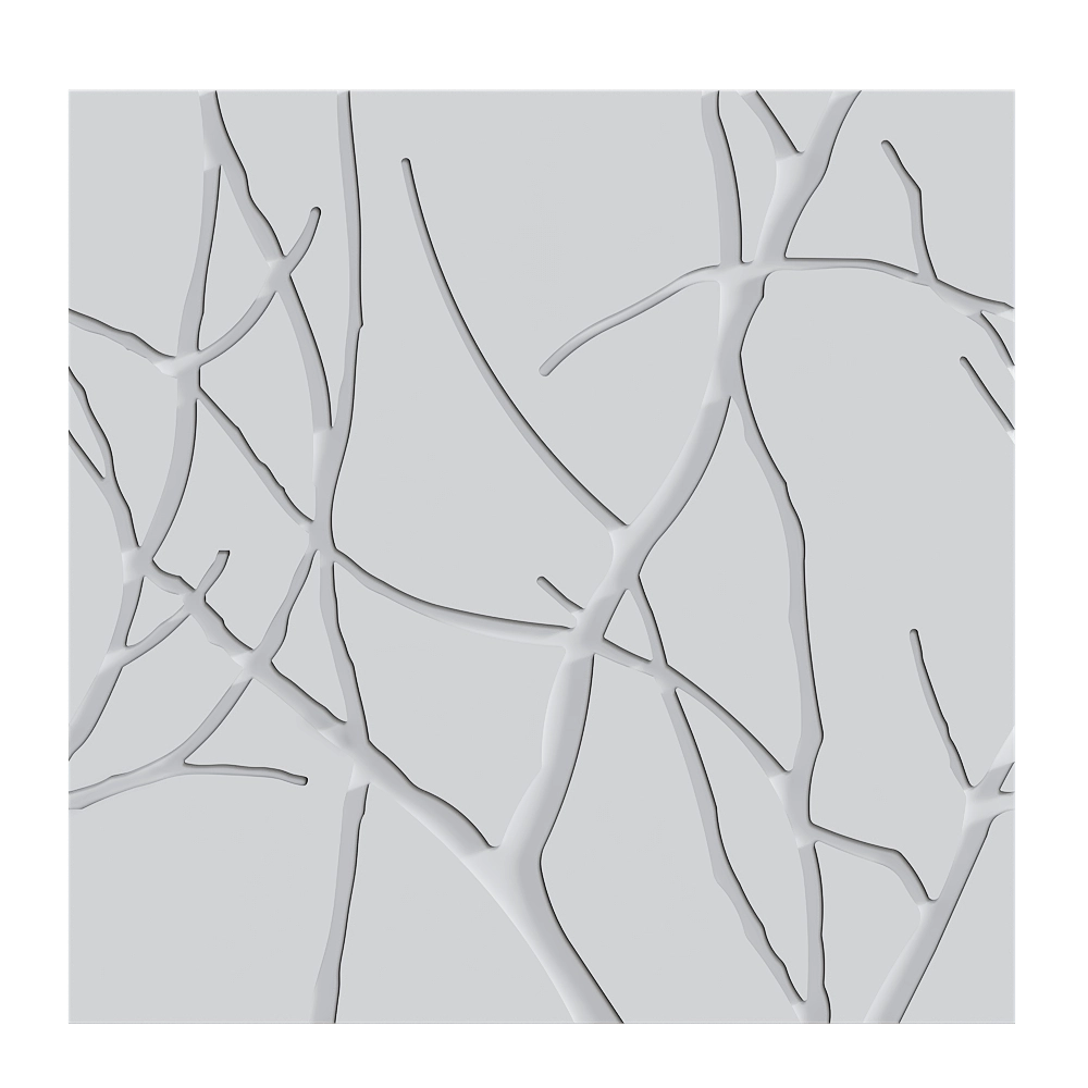 Wall deco – AUTUMN TREE B-04 3D Model