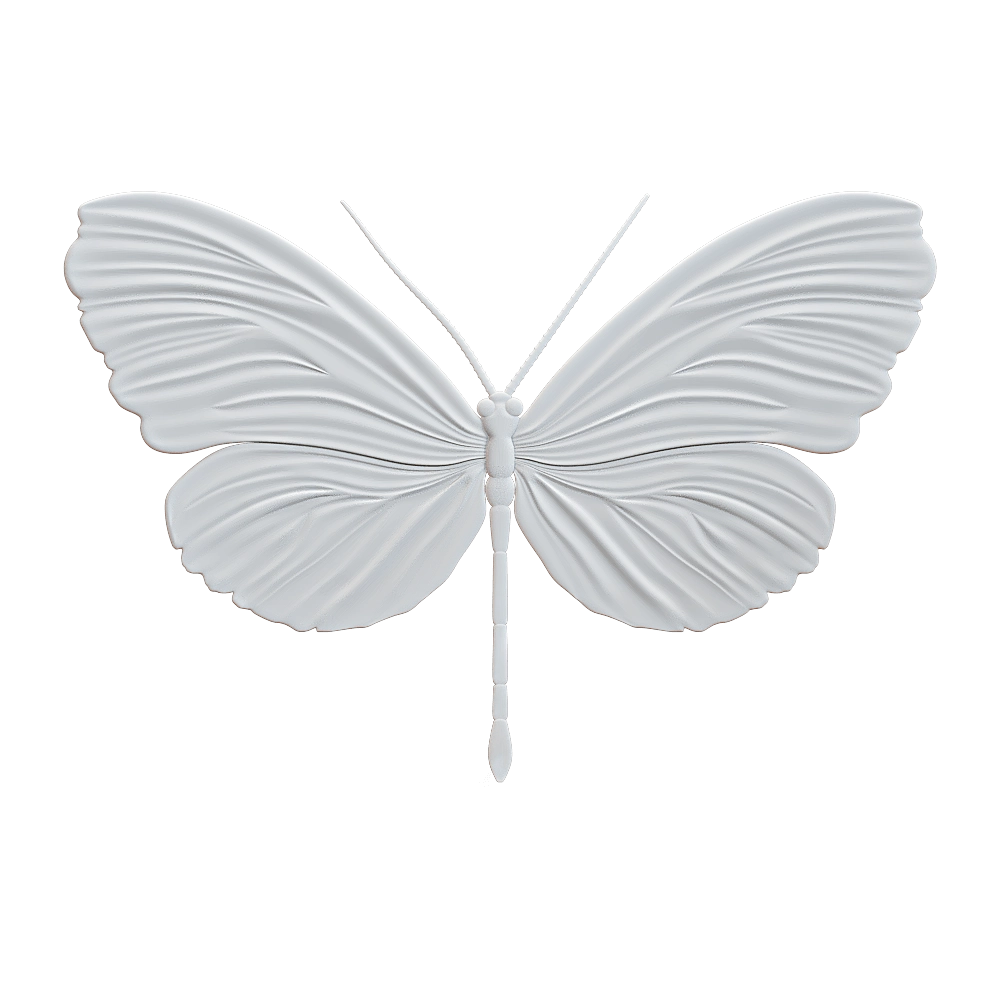 Wall deco – BUTTERFLY B-13 3D Model