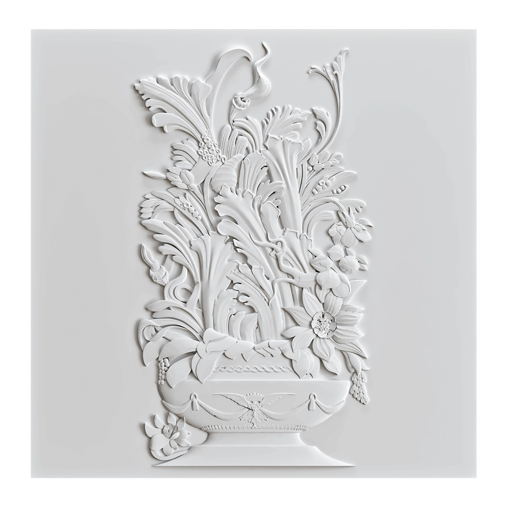 Wall deco – CROCUS B-42 3D Model