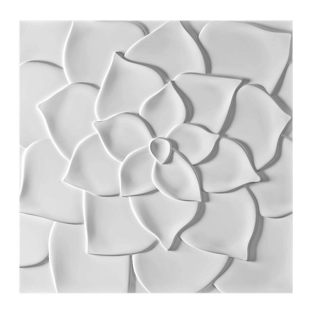 Wall deco – FLORA B-03 3D Model