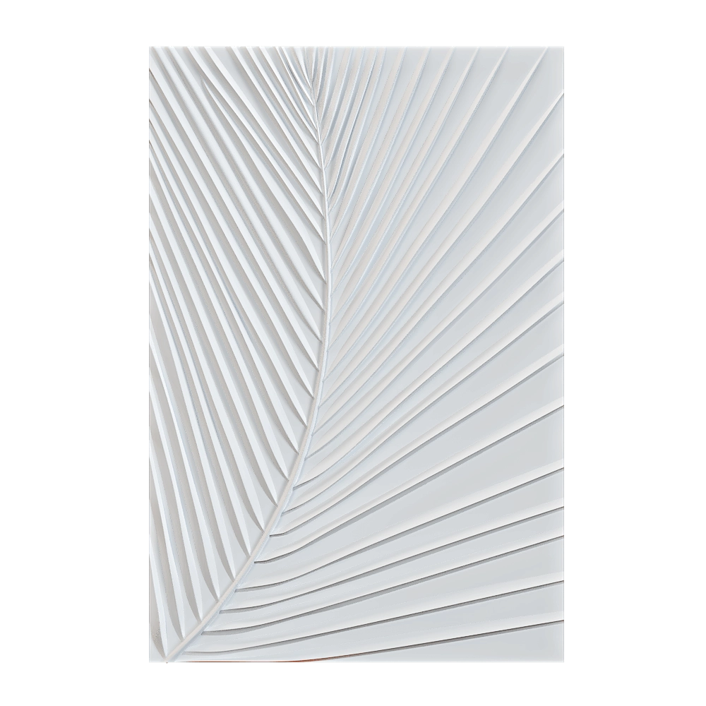 Wall deco – LEAF B-02 3D Model