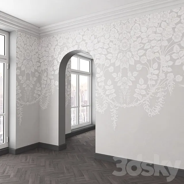 Wall & Deco wallpaper collection Gio Pagani_42 3D Model Wall & Deco wallpaper collection Gio Pagani_42 3D Model