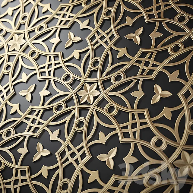 Wall decor 004. Arabic 3DModel Wall decor 004. Arabic 3DModel