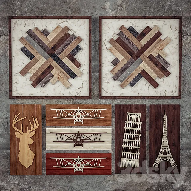 Wall decor 3D Model Wall decor 3D Model