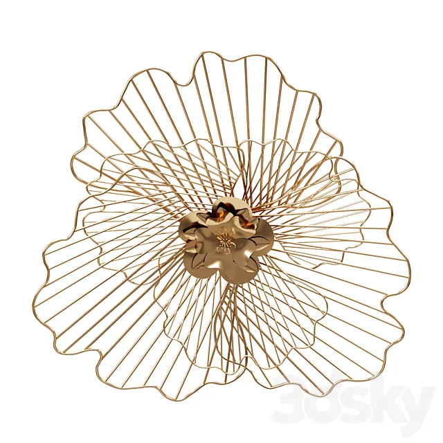 WALL DECOR “FLOWER” 3D Model WALL DECOR “FLOWER” 3D Model