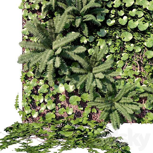 Wall decor panel Vertical Garden 3DModel Wall decor panel Vertical Garden 3DModel